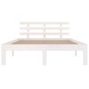 vidaXL Bed Frame without Mattress White 120x190cm Small Double