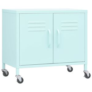 vidaXL Storage Cabinet | Mint | Steel | Small | Storage Cabinet | Rectangular
