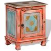 vidaXL Nightstand Solid Mango Wood Orange