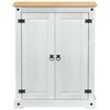 vidaXL Shoe Cabinet White 86 x 38.5 x 1080 cm Solid Pine Wood