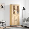 vidaXL Highboard Sonoma Oak 69.5x34x180 cm Engineered Wood