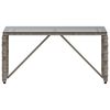 vidaXL Outdoor Table Grey and Black 80 x 40 x 40 cm