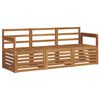vidaXL Sofa Sets 3 pcs Natural Solid Acacia Wood