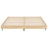 vidaXL Bed Frame without Mattress Sonoma Oak 180x200 cm Super King Engineered Wood