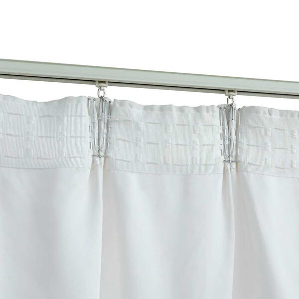 vidaXL Blackout Curtains with Hooks 2 pcs Off White 140x245 cm