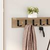 vidaXL Wall-Mounted Coat Rack Artisan Oak 100 x 10.5 x 10.5 cm