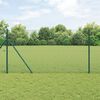 vidaXL Welded Wire Fence Green 1.4 x 50 m Steel