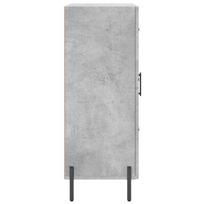 vidaXL Sideboard Concrete Grey 69.5x34x90 cm Engineered Wood
