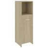 vidaXL Bathroom Cabinet Sonoma Oak 30x30x95 cm Engineered Wood
