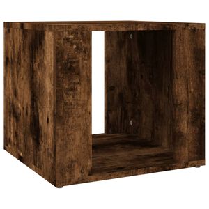 vidaXL Bedside Table Smoked Oak 41x40x36 cm Engineered Wood