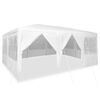 vidaXL Party Tent White 600 x 400 x 266 cm Polyethylene