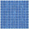 vidaXL Mosaic Tile 11 pcs Blue 50 x 50 cm Glass