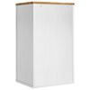 vidaXL Bathroom Wall Cabinet White 35 x 30 x 60 cm Solid Pine Wood