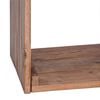 vidaXL Bedside Table Brown 63 x 30 x 79 cm Solid Mahogany Wood