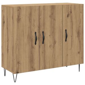 vidaXL Sideboard Artisan Oak 90 x 32.5 x 80 cm Engineered Wood