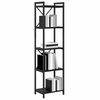 vidaXL Bookshelf Black Oak 40 x 30 x 155 cm Engineered Wood