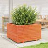 vidaXL Garden Planter Wax Brown 80x80x49.5 cm Solid Wood Pine