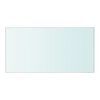 vidaXL Shelves 2 pcs Panel Glass Clear 40x20 cm