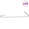 vidaXL Gabion Hooks 10 pcs Steel