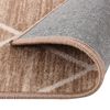 vidaXL Carpet Runner Light Brown 80x600 cm