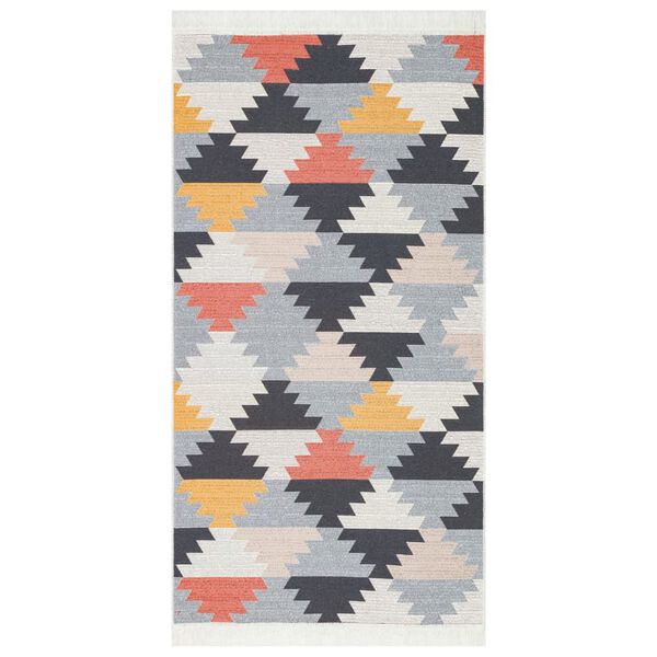 vidaXL Rug Multicolour 80x150 cm Cotton