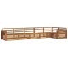 vidaXL Outdoor Sofa Set 6 pcs Natural Solid Acacia Wood