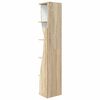 vidaXL Corner Cabinet Sonoma Oak 27.5x27x140cm Engineered Wood