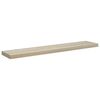 vidaXL Floating Wall Shelves 2 pcs Oak 120x23.5x3.8 cm MDF