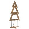 vidaXL Christmas Tree with Stand Brown 180 cm Solid teak wood