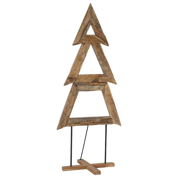vidaXL Christmas Tree with Stand Brown 180 cm Solid teak wood