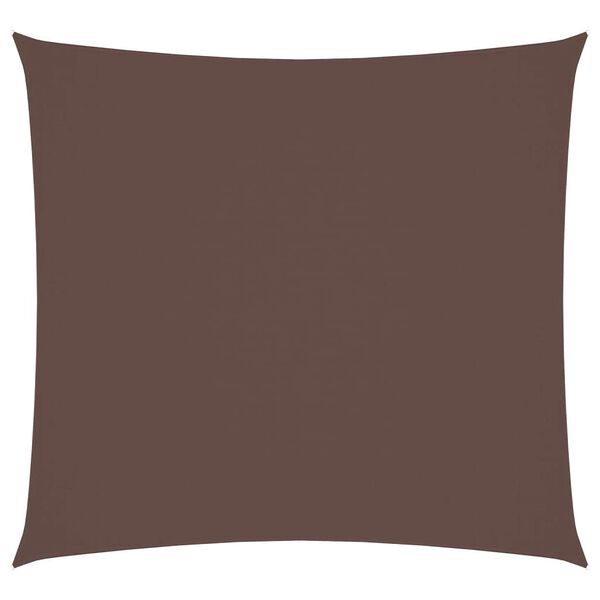 vidaXL Sunshade Sail Oxford Fabric Square 3.6x3.6 m Brown