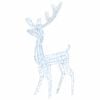 vidaXL Acrylic Reindeer Christmas Decoration 140 LEDs 128cm Cold White