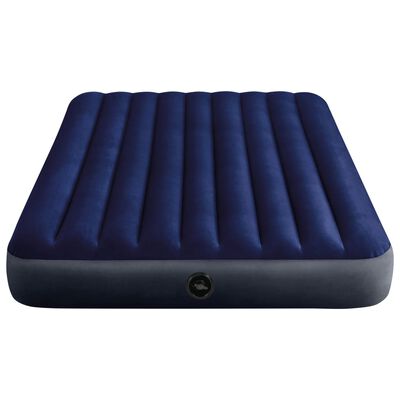 Intex Dura-Beam Inflatable Air Bed with Pump 152x203x25 cm Blue