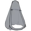 vidaXL Pop Up Shower Tent Grey