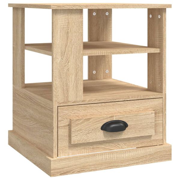 vidaXL Side Table Sonoma Oak 50x50x60 cm Engineered Wood