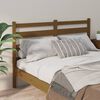 vidaXL Bed Headboard Honey Brown 141x4x100 cm Solid Wood Pine