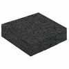 vidaXL Rubber Granulate Patio Pad Black 9 x 9 x 2 cm Rubber