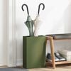 vidaXL Umbrella Stand Olive green 28 x 12 x 41 cm Steel