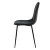 Venture Home Dining Chairs 2 pcs Polar Velvet Black