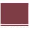 vidaXL Manual Retractable Awning Burgundy 400x300 cm