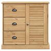 vidaXL Sideboard with Drawers VIGO 78x40x75 cm Solid Wood Pine
