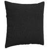 vidaXL Sofa Pillows 2 pcs Black 80 x 80 cm Fabric