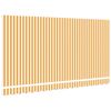 vidaXL Awning Replacement Fabric Yellow and White 380 x 195 cm