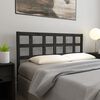 vidaXL Bed Headboard Black 165.5x4x100 cm Solid Wood Pine