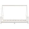 vidaXL Kids Bed Frame White 90x190 cm Solid Wood Pine