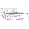 vidaXL Bed Frame without Mattress Grey Solid Wood 160x200 cm