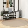 vidaXL Rug HUARTE Short Pile Soft and Washable Sand &Oslash; 160 cm
