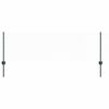 vidaXL Hexagonal Fence with Post 25 x 0.6 m PVC-Coated Steel Green