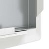 vidaXL Access Panel 2 pcs White 23 x 23 x 3 cm Steel