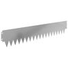 vidaXL Lawn Edging 10 pcs 103 x 20 cm metal Silver